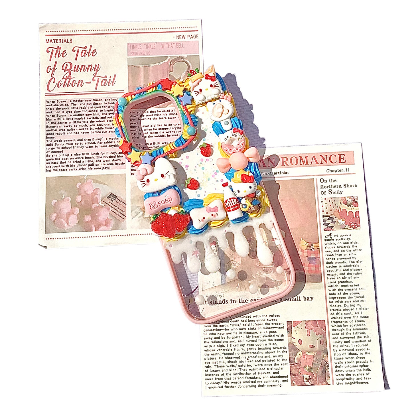 Water-drop milk phone case