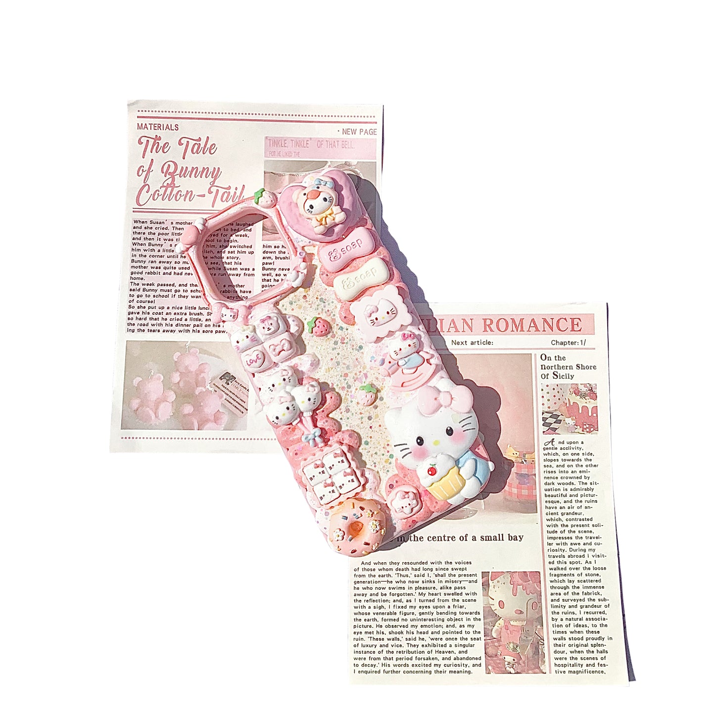 Glitter background phone case