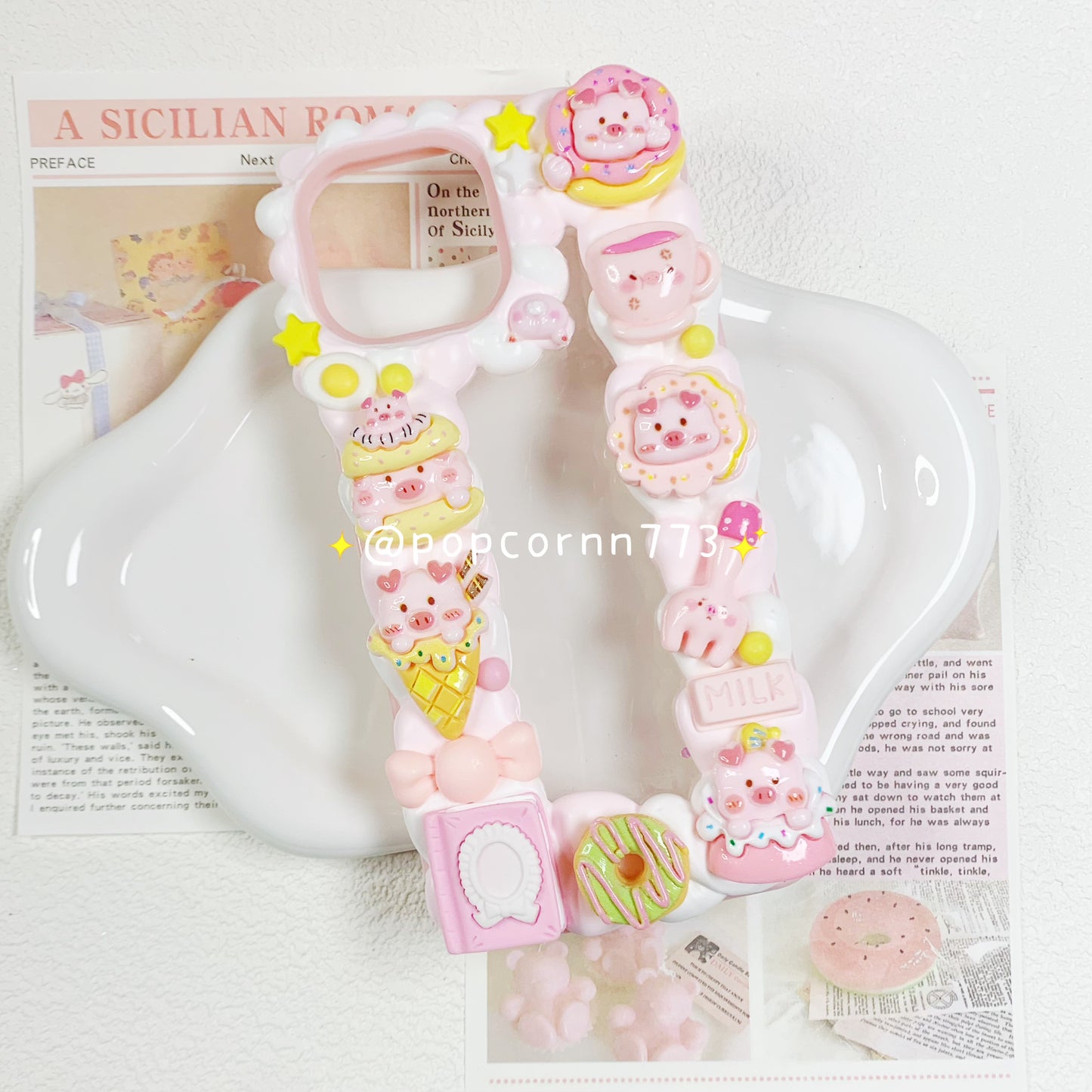 Kuromi and Pink pig Phone Case