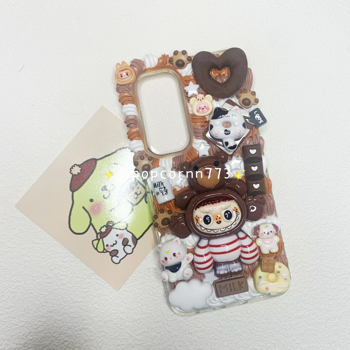 labubu and BT21 phonecases