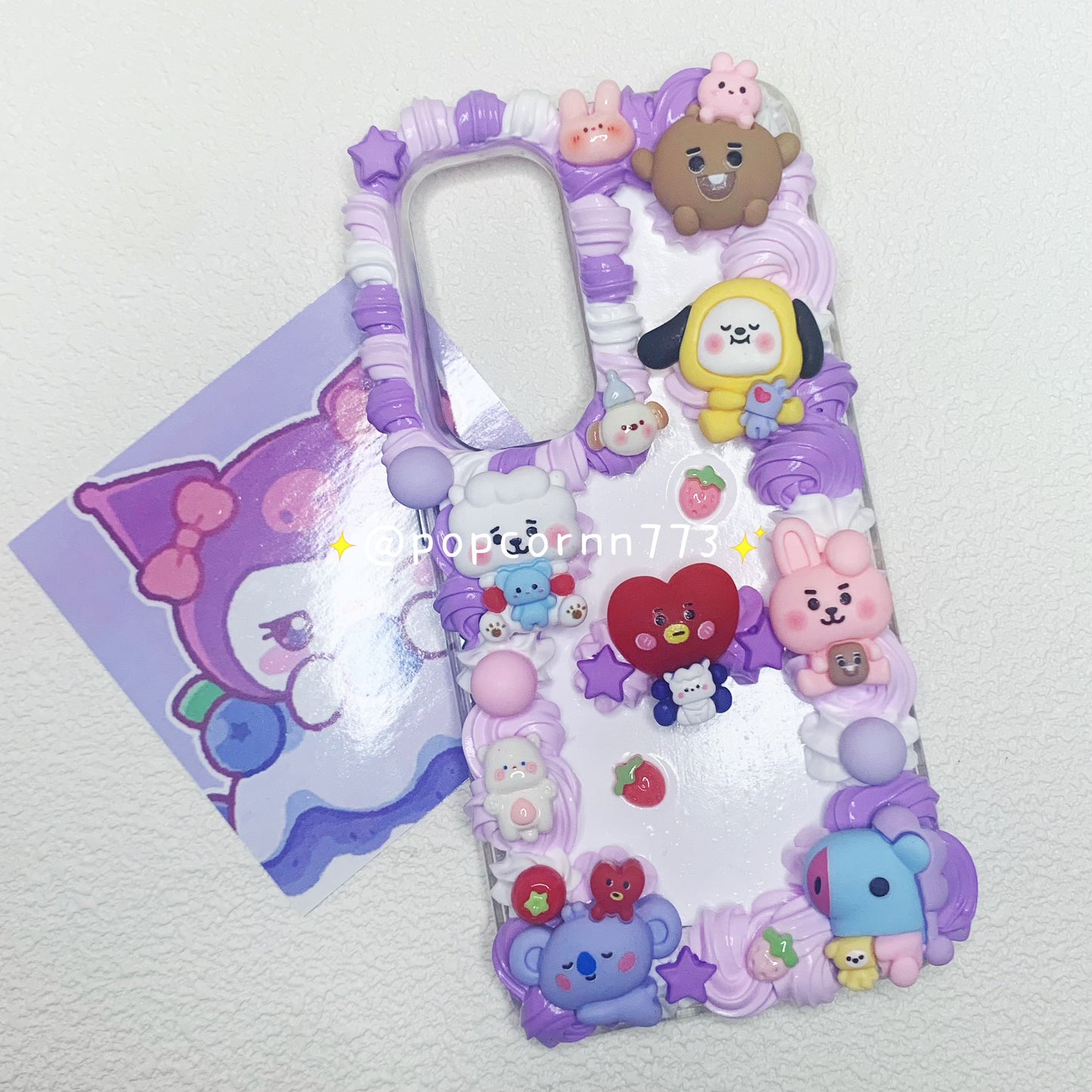 labubu and BT21 phonecases