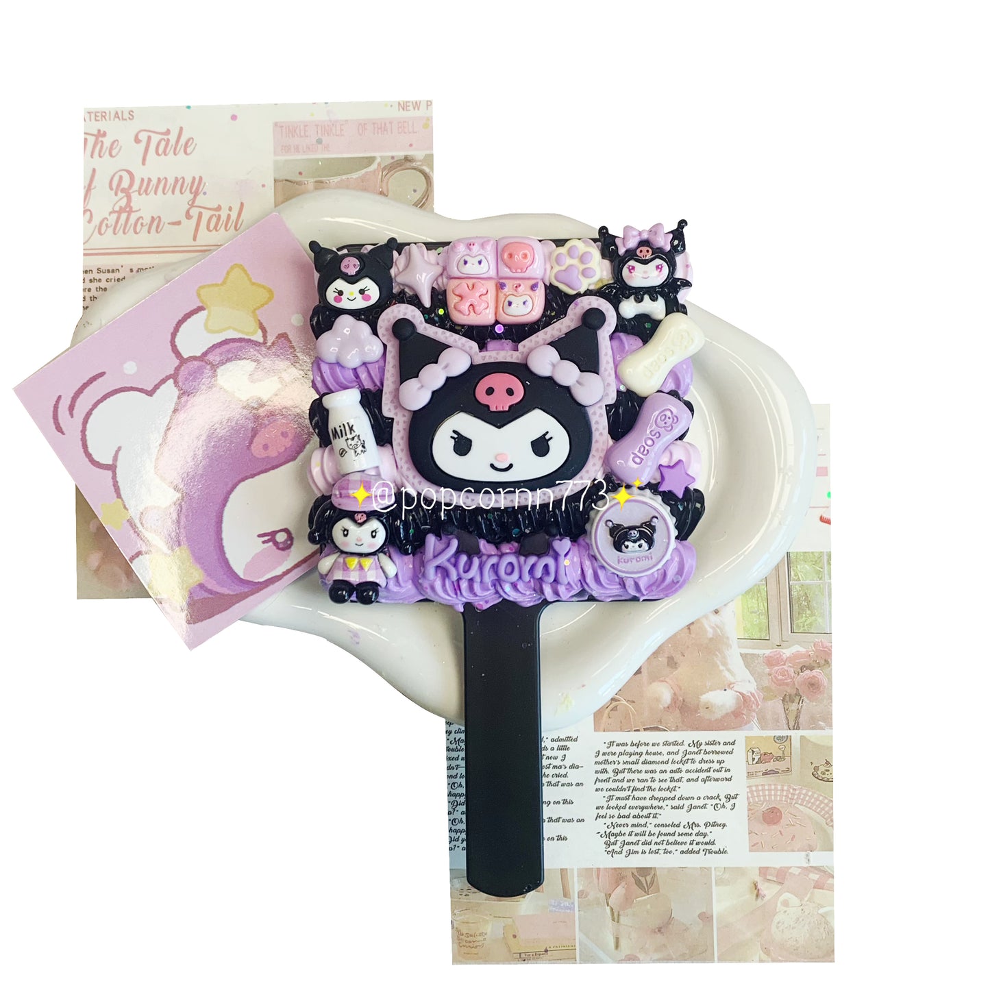 Pochacco and Kuromi Handheld mirrors
