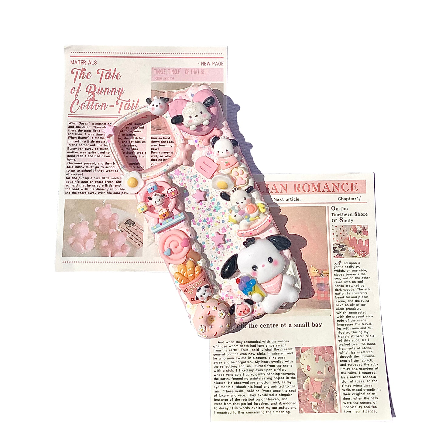 Glitter background phone case