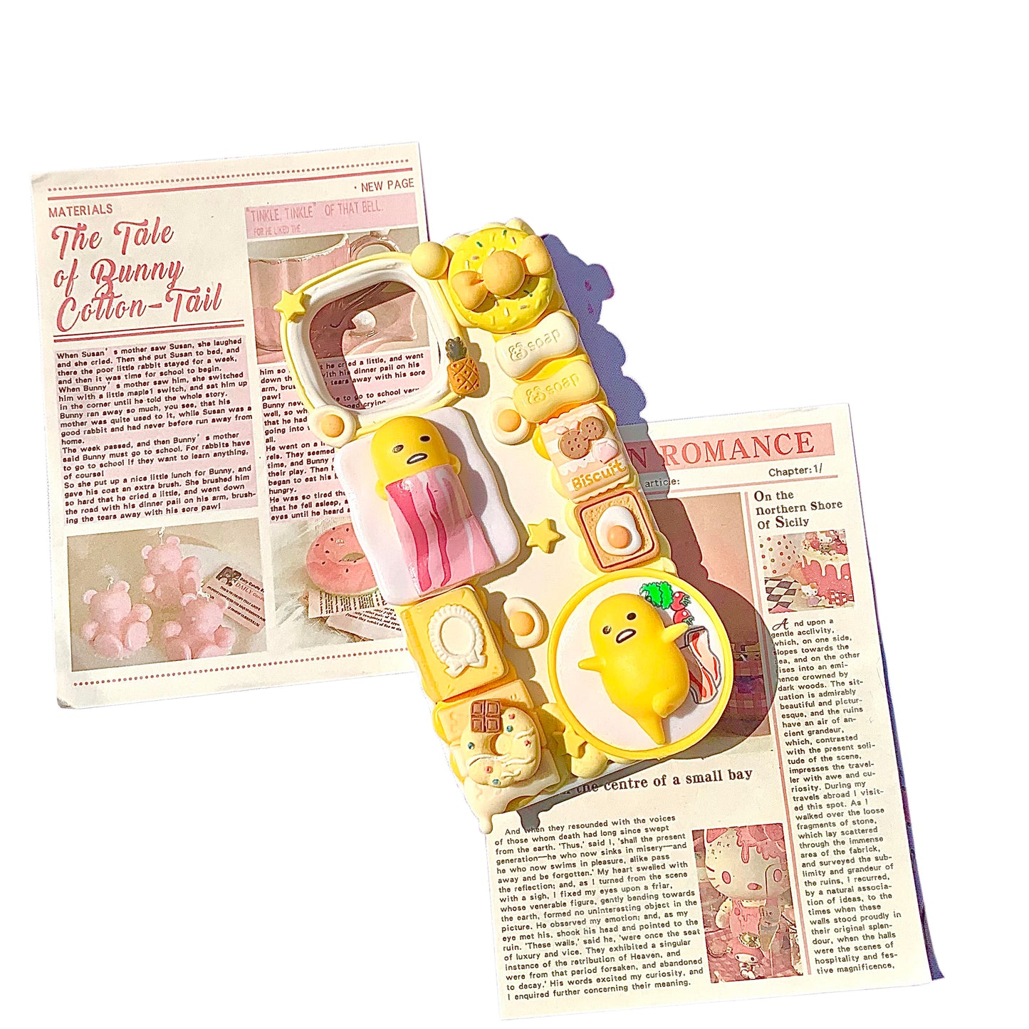 Bluey and Gudetama Phone Case