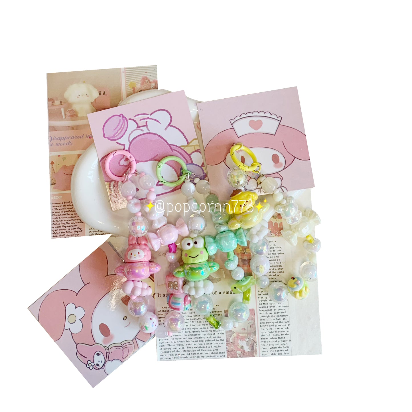 Sanrio phone chain