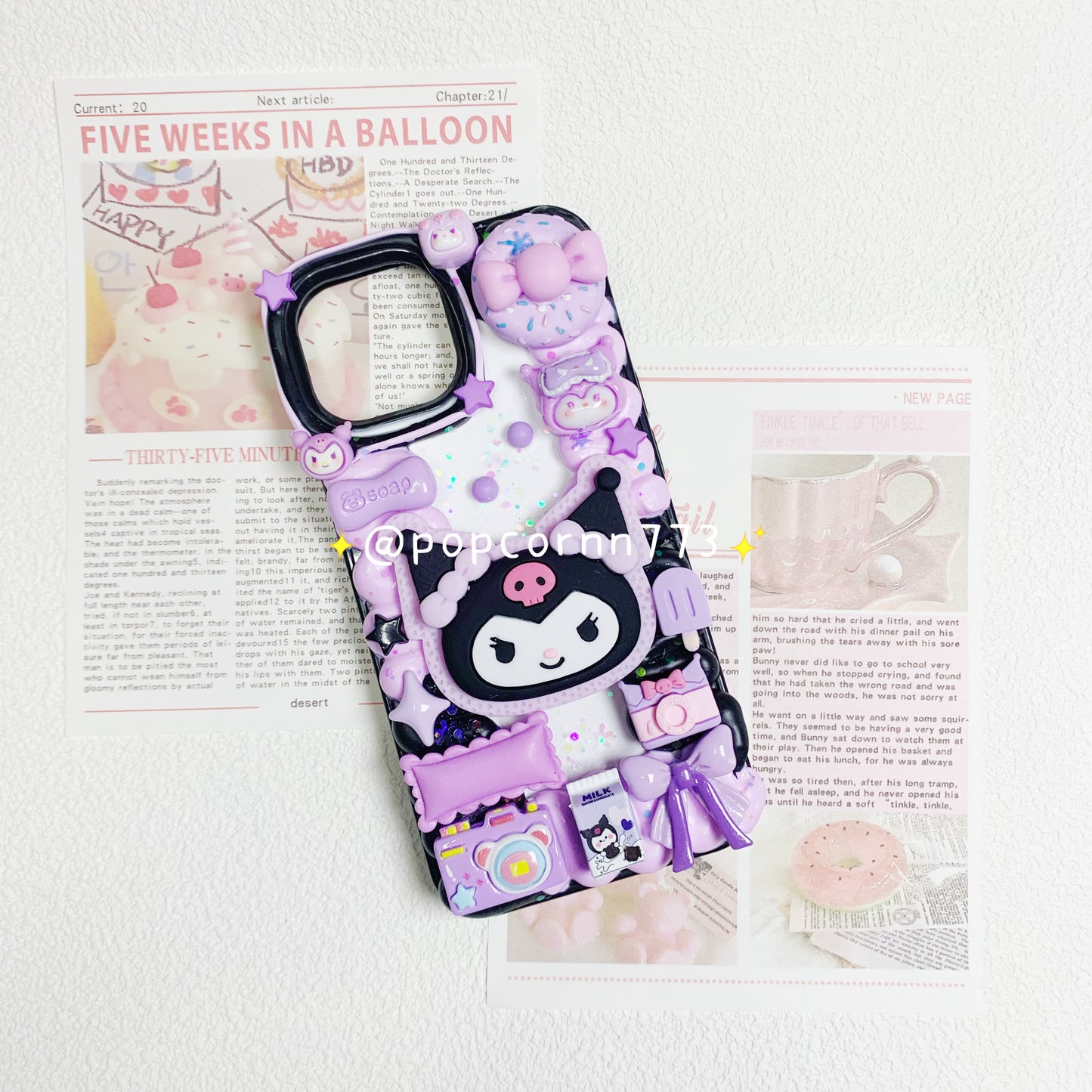 Donut and Sanrio Phone Case