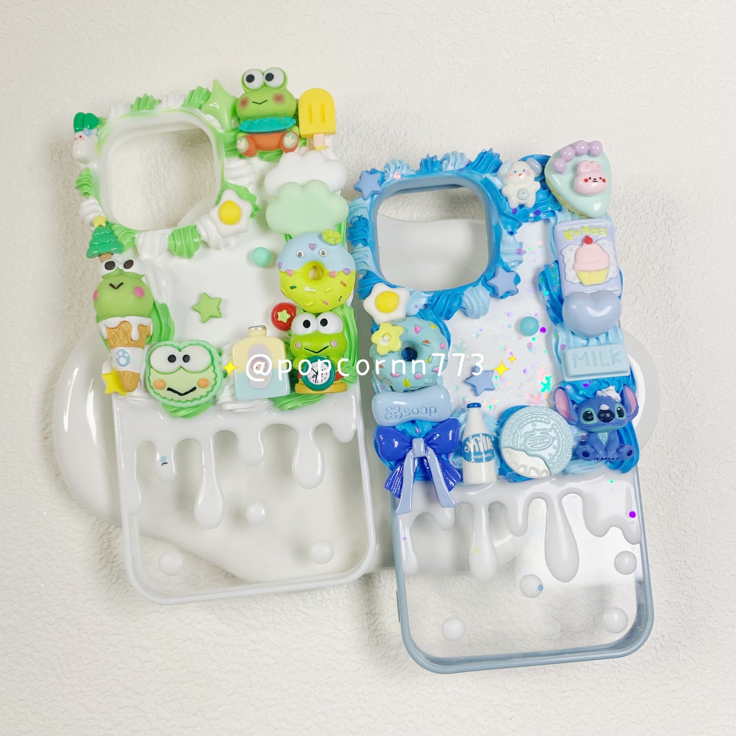 Keroppi and Stitch Phone Case