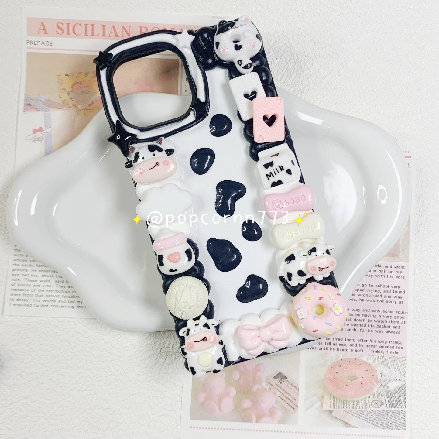 Corgi and Cow Phone Case