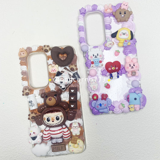 labubu and BT21 phonecases