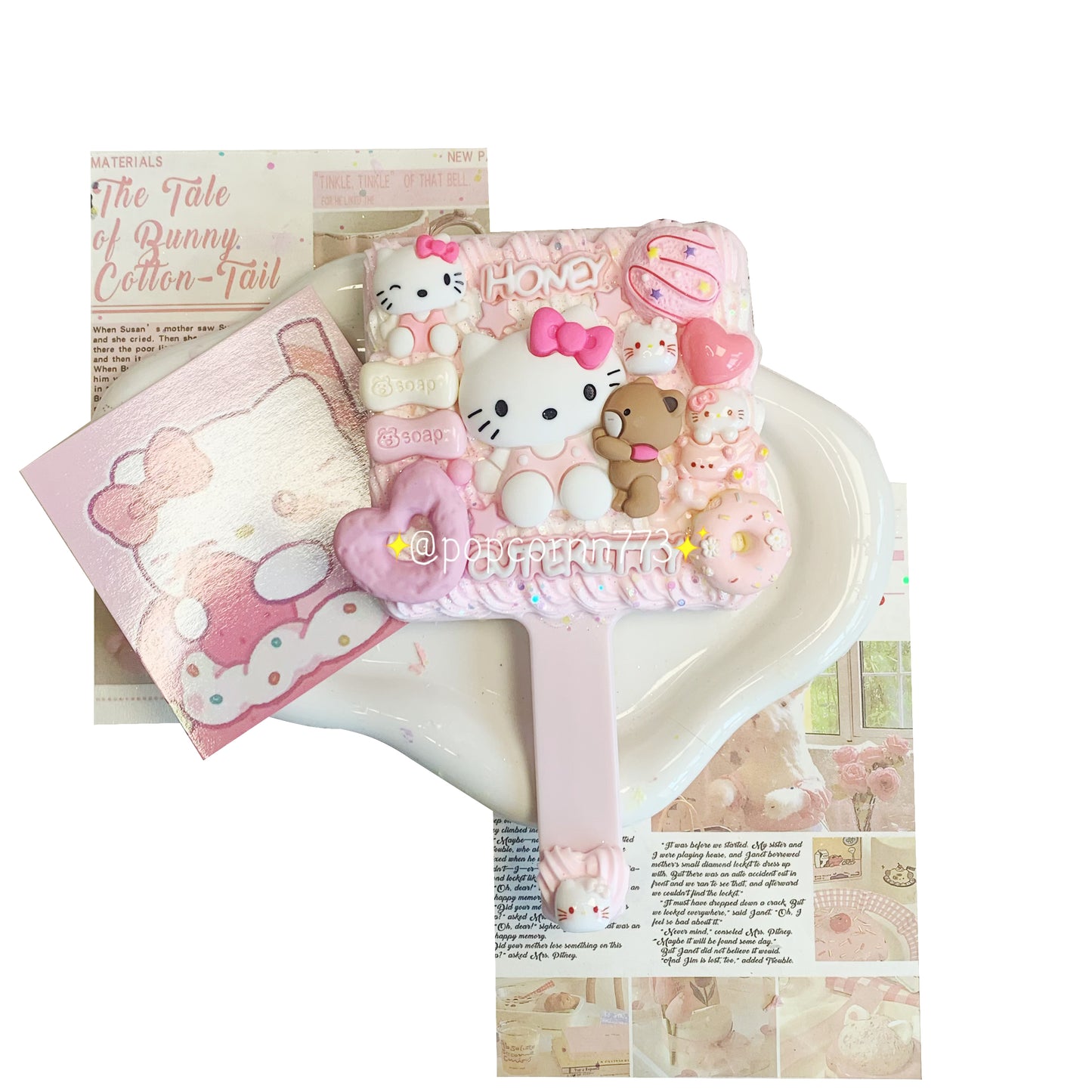 Cinnarmoroll and Kitty Handheld mirrors