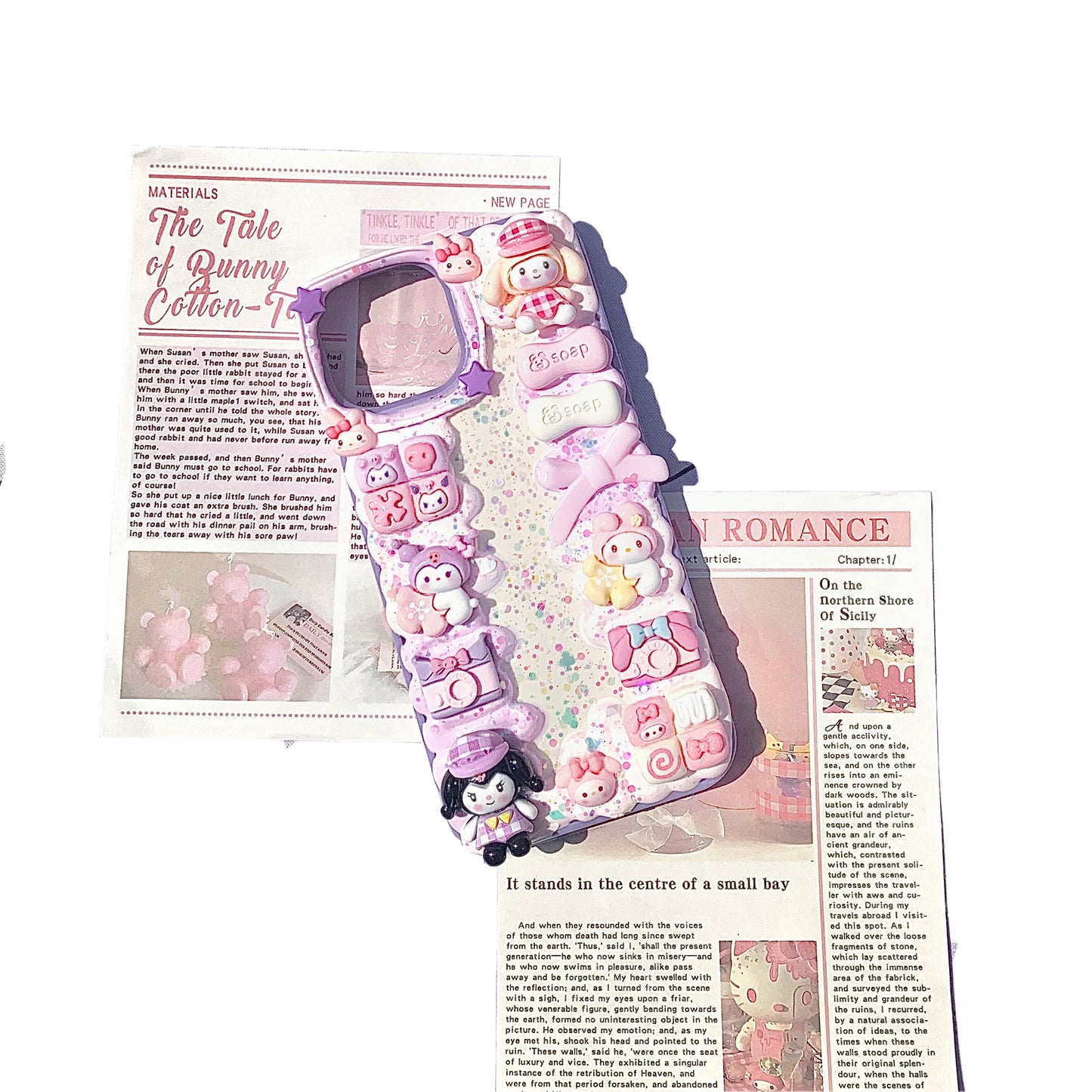 Glitter background phone case