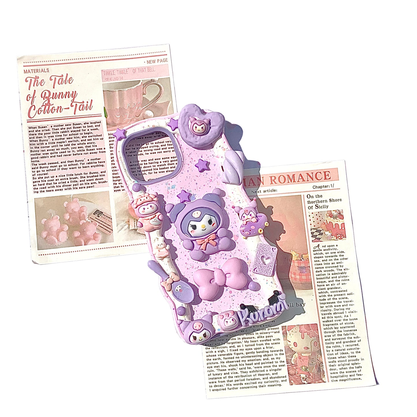 Wave lace phone case