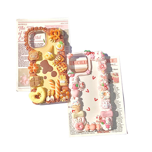 Strawberry Rabbit and Dessert Phone Case