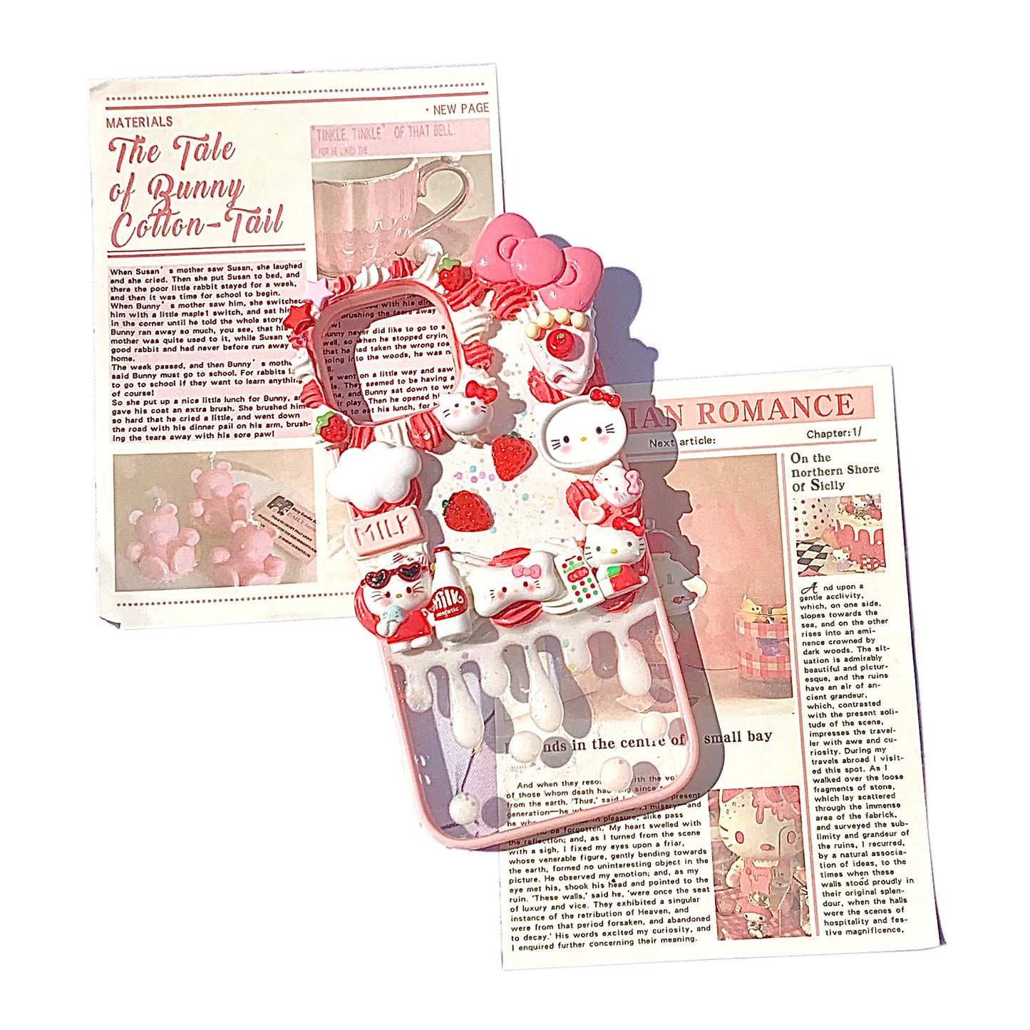 Water-drop milk phone case