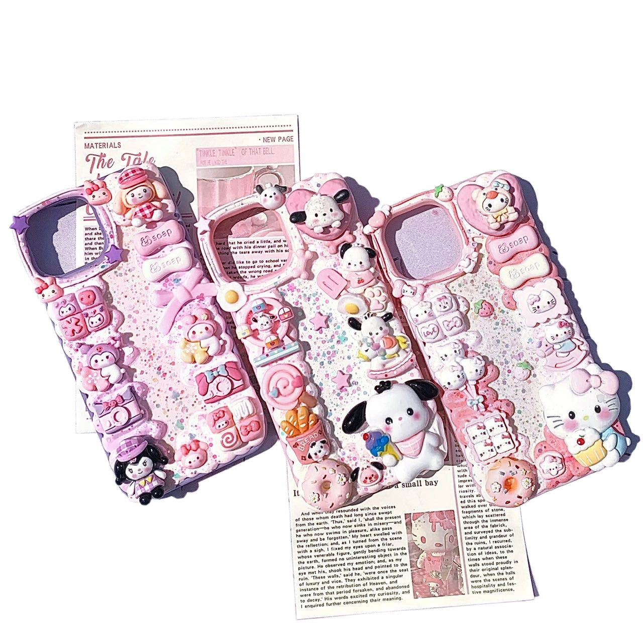 Glitter background phone case