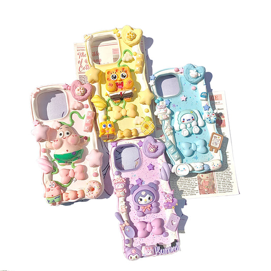 Wave lace phone case
